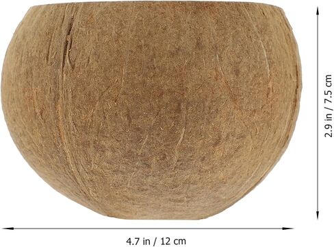 LIFKOME Coconut Shell Bowl for Candle DIY Scented Candle Holder Hawaiian Style Decor in Saudi Arabia