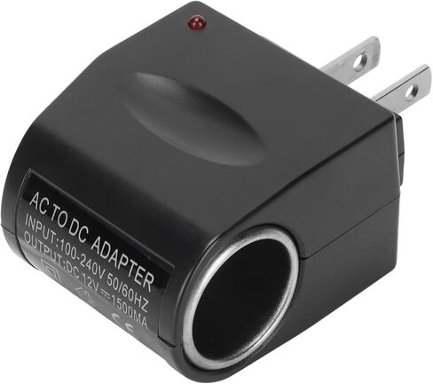 محول 12V 1.5A DC ، AC 110V 240V إلى DC 12V CAR CARATTE SOCKETTE Lighter Power Adapter ، محول توصيل محول محول محول الطاقة 18W لإلكترونيات السيارات الصغيرة (قابس الولايات المتحدة) in Kuwait