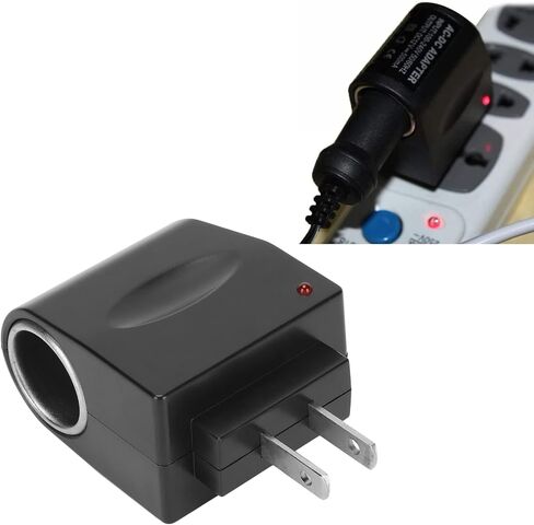 محول 12V 1.5A DC ، AC 110V 240V إلى DC 12V CAR CARATTE SOCKETTE Lighter Power Adapter ، محول توصيل محول محول محول الطاقة 18W لإلكترونيات السيارات الصغيرة (قابس الولايات المتحدة) in Kuwait
