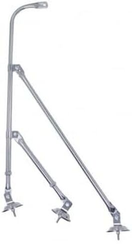 UNITED PACIFIC 60023 Fender Mirror Bracket, Tri- Pod, Stainless in Saudi Arabia