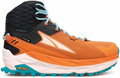 ALTRA Women's AL0A7R75 Olympus 5 Mid GTX Trail Running Shoe, Gray/Orange - 11 M US in Saudi Arabia