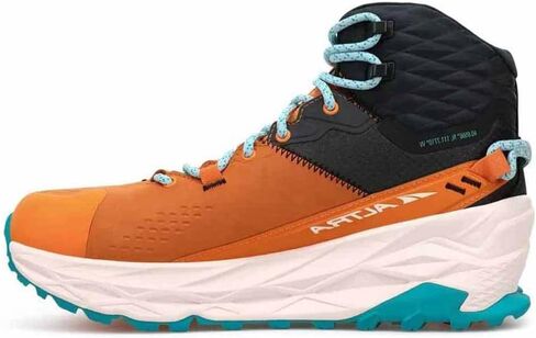 ALTRA Women's AL0A7R75 Olympus 5 Mid GTX Trail Running Shoe, Gray/Orange - 11 M US in Saudi Arabia