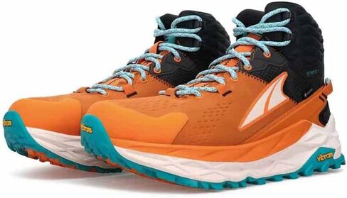ALTRA Women's AL0A7R75 Olympus 5 Mid GTX Trail Running Shoe, Gray/Orange - 11 M US in Saudi Arabia
