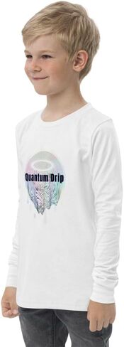 Quantum Drip Youth Long Sleeve Shirt Ai Ai Ai street for Kids Galaxy Inspired Limited Edition Drop in Saudi Arabia