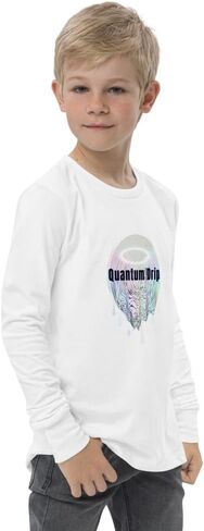 Quantum Drip Youth Long Sleeve Shirt Ai Ai Ai street for Kids Galaxy Inspired Limited Edition Drop in Saudi Arabia