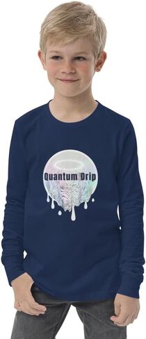 Quantum Drip Youth Long Sleeve Shirt Ai Ai Ai street for Kids Galaxy Inspired Limited Edition Drop in Kuwait