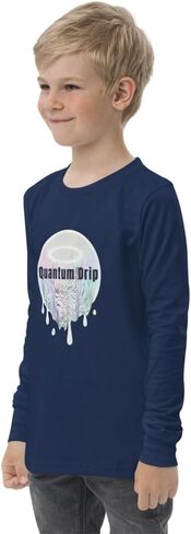 Quantum Drip Youth Long Sleeve Shirt Ai Ai Ai street for Kids Galaxy Inspired Limited Edition Drop in Kuwait