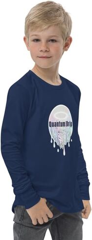 Quantum Drip Youth Long Sleeve Shirt Ai Ai Ai street for Kids Galaxy Inspired Limited Edition Drop in Kuwait
