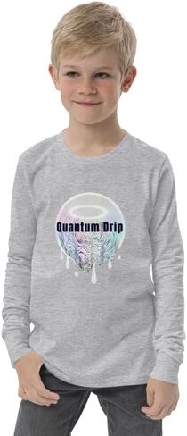 Quantum Drip Youth Long Sleeve Shirt Ai Ai Ai street for Kids Galaxy Inspired Limited Edition Drop in Kuwait