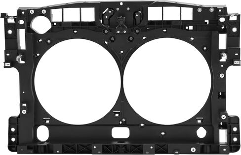 Radiator Support Core Assembly Compatible with 2015-2019 Nissan Murano Replacement for NI1225249C 625005AA1A Electrophoresis Steel Plastic Black in Saudi Arabia