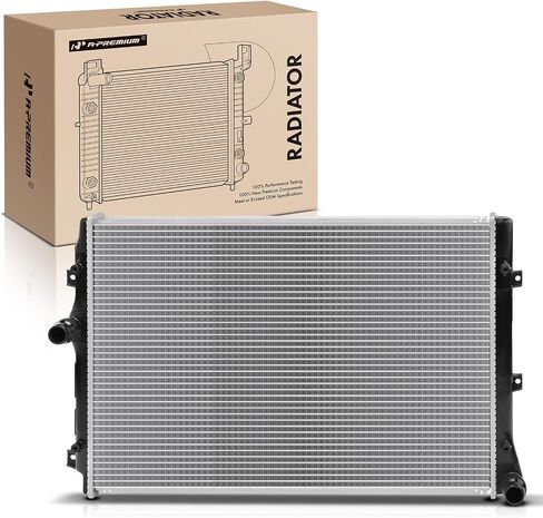 A-Premium Engine Coolant Radiator Assembly Compatible with Volkswagen Passat 2012 2013 2014 2.0L in Saudi Arabia