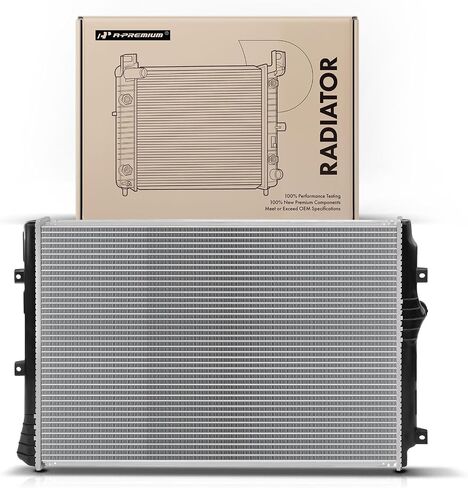 A-Premium Engine Coolant Radiator Assembly Compatible with Volkswagen Passat 2012 2013 2014 2.0L in Saudi Arabia