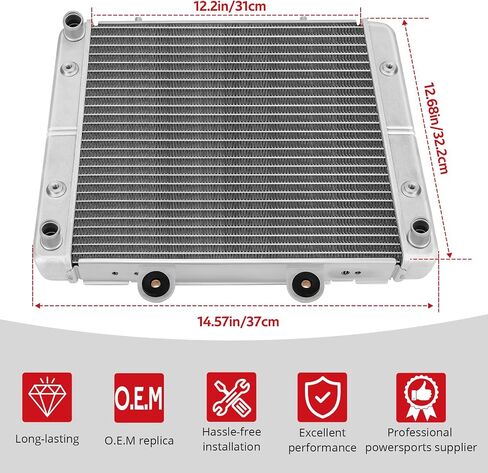 Javik Radiator Fit for Polaris Sportsman 400 450 500 570 Haw-Keye 325 2004-2024 ، O.E.M#1240520 1240305 1240152 1241477 in Kuwait