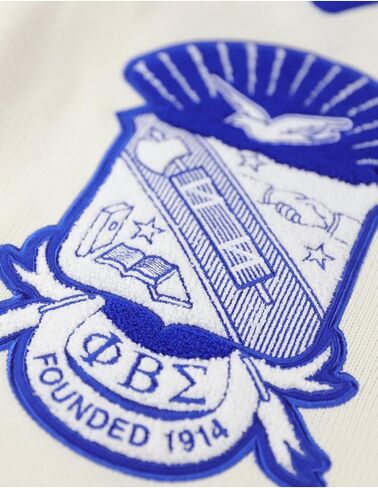 Big Boy PHI BETA/β Sigma Divine 9 S5 V-Dece Sweater [Ivory White]-ID#73797-92-32-0-0 in Saudi Arabia