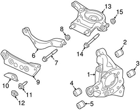 Nissan 55226-3TA0B Suspension Cross-Member Bolt in Saudi Arabia
