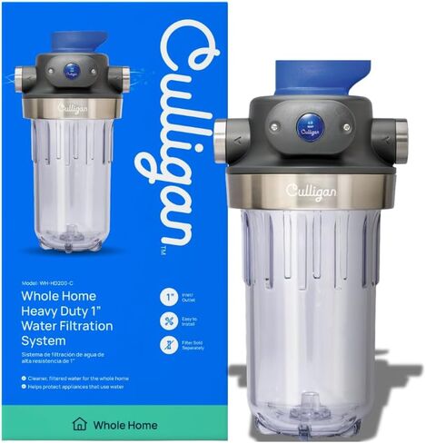 Culligan WH-S200-C نظام تنقية المياه الرواسب للمنزل بالكامل، (شفاف، أسود، أزرق) in Kuwait