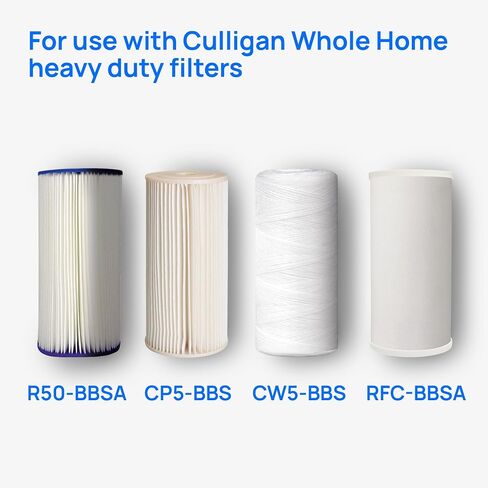 Culligan WH-S200-C نظام تنقية المياه الرواسب للمنزل بالكامل، (شفاف، أسود، أزرق) in Kuwait