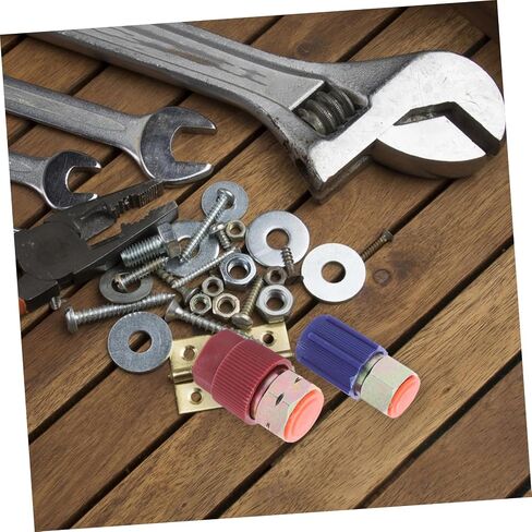 to R134a A/c Car Adapter Set Quick Disconnect for Car Port Retrofit Random Color in Saudi Arabia