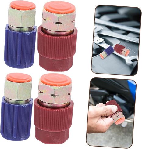 to R134a A/c Car Adapter Set Quick Disconnect for Car Port Retrofit Random Color in Saudi Arabia