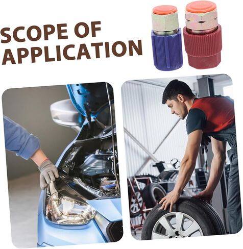 to R134a A/c Car Adapter Set Quick Disconnect for Car Port Retrofit Random Color in Saudi Arabia