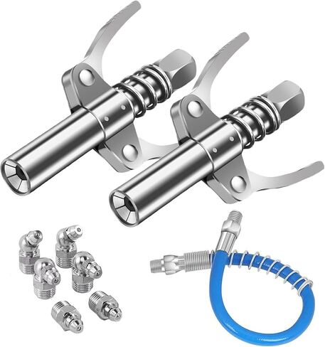نصيحة بندقية الشحم ، تشمل مقرن بندقية الشحوم 2pcs ، 1pc أنبوب بندقية الشحم (12 بوصة) ، 9pcs الشحوم نهايات فوهة Nipple Adm in Kuwait