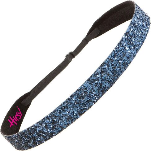 Hipsy Women's No Slip Navy Blue Bling Glitter Team Sports Multi Packs in Kuwait