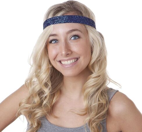 Hipsy Women's No Slip Navy Blue Bling Glitter Team Sports Multi Packs in Kuwait