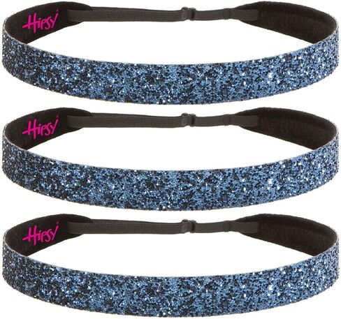 Hipsy Women's No Slip Navy Blue Bling Glitter Team Sports Multi Packs in Kuwait
