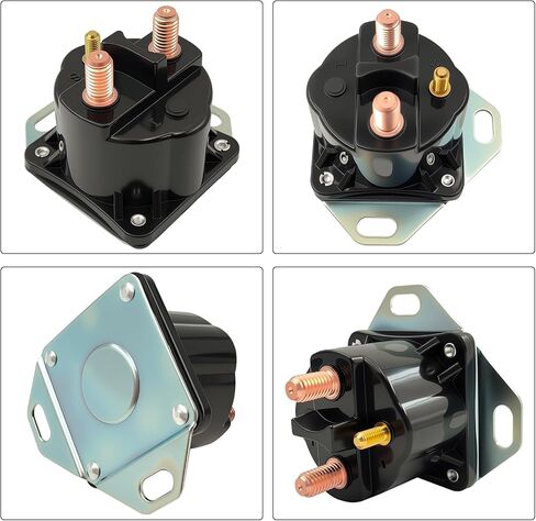 SS598T الملف اللولبي المبتدئ ، مفتاح ترحيل الملف اللولبي المبتدئين ، محطات 12V/4 ، ملائمة لـ Ford F150 F250 F350 F450 F550 E150 E250 E350 Escort Bronco Mustang Ranger ، استبدل SW1951A SW1951B SW1951C SW1507ADPP in Kuwait