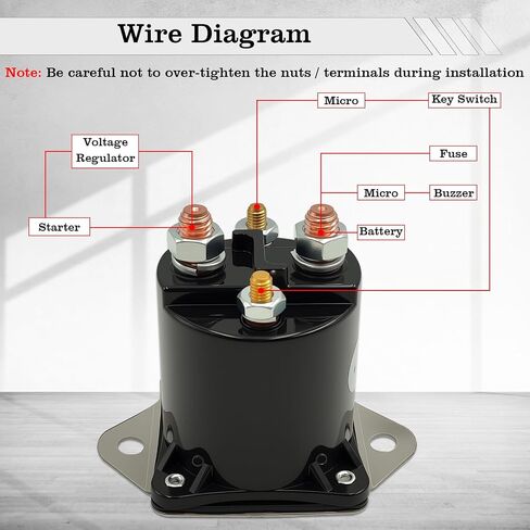 SS598T الملف اللولبي المبتدئ ، مفتاح ترحيل الملف اللولبي المبتدئين ، محطات 12V/4 ، ملائمة لـ Ford F150 F250 F350 F450 F550 E150 E250 E350 Escort Bronco Mustang Ranger ، استبدل SW1951A SW1951B SW1951C SW1507ADPP in Kuwait