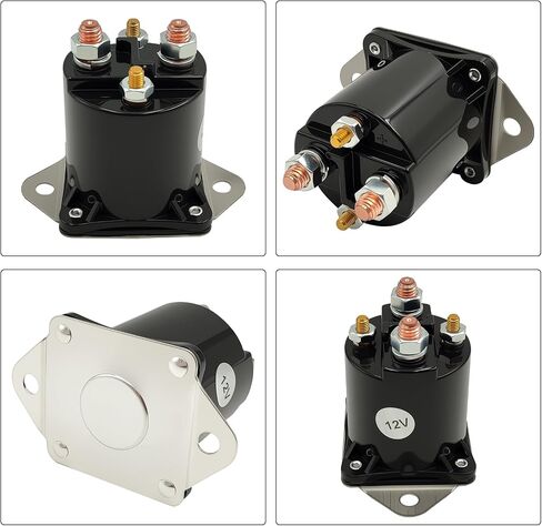 SS598T الملف اللولبي المبتدئ ، مفتاح ترحيل الملف اللولبي المبتدئين ، محطات 12V/4 ، ملائمة لـ Ford F150 F250 F350 F450 F550 E150 E250 E350 Escort Bronco Mustang Ranger ، استبدل SW1951A SW1951B SW1951C SW1507ADPP in Kuwait