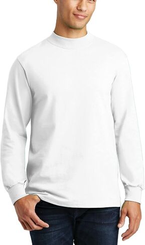 JustBlanks Men Long Sleeve Pullover Sweater - Winter Outerwear Slim Fitted Solid Knitwear Mock Turtleneck Sweaters for Men's in Saudi Arabia