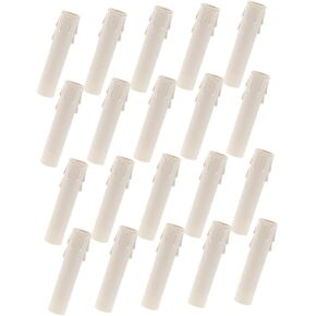 Zerodeko 30pcs Chandelier Light Covers Drip Candle Socket Covers Plastic Candelabra Accessories Heat Protection Versatile Use in Saudi Arabia