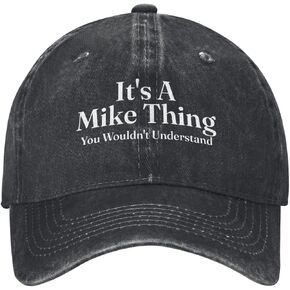 It's A Mike Thing You Wouldn't Understand Funny Baseball Hat for Man Gray Sports Hats in Saudi Arabia