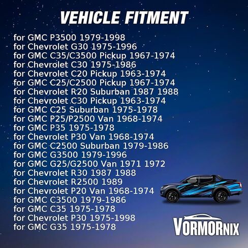 مجموعة عمود ذراع التحكم في التعليق العلوي الأمامي لشيفروليه C20 Suburban C30 بيك آب 1963 1964 1965 1966 1967 1968 1969 1970 1971 1972 1974 1975 1976 1977 1978-1986 2 x in Kuwait