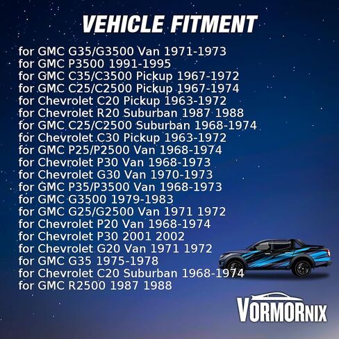 Front Upper Suspension Control Arm Shaft Kit for Chevrolet C30 G20 G30 Van C20 Pickup Suburban 1963 1964 1965 1966 1967 1968 1969 1970 1971 1972 1973 1974 2 Pcs in Saudi Arabia