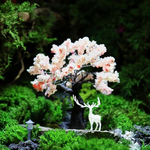 Karesansui Mini Japanese Garden - Terrarium & Spider Tank Decor ، Zen Garden for Desk Kit ، Paludarium Decorations ، Miniature House Kit ، Dollhouse Accessories ، Fairy Garden Accessories in Saudi Arabia