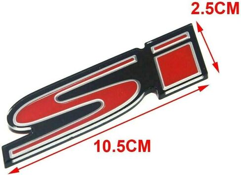 3D LED Red SI Badge Emblem Light Front Grille Ornament Emblem For Honda Civic in Saudi Arabia