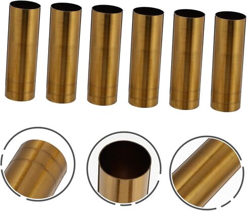 Cabilock 6Pcs Chandelier Lamp Holder Sleeve Bulb Base Cover for European Style Lighting Heat Resistant Candelabra Lamp Base Accessories for Retro Fixtures in Saudi Arabia