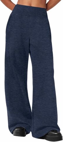Baggy Sweatpants for Girls 2025 Trendy Oversized Wide Leg Sweat Pants Elastic High Waist Drawstring Athletic Joggers in Saudi Arabia