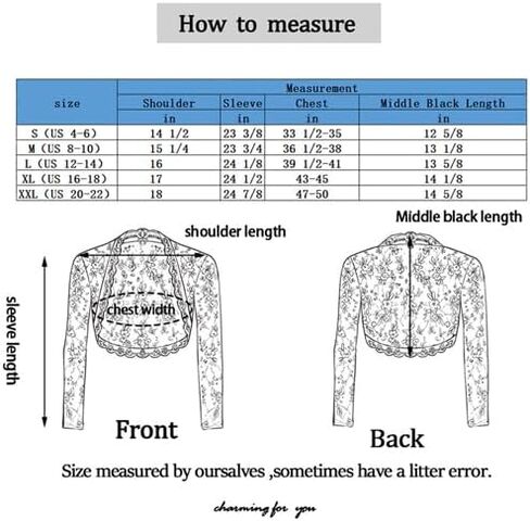 Latious Lace Bolero Shrugs for Dresses Formal Lace Jackets Long Sleeves Bridal Shrug for Women in Saudi Arabia
