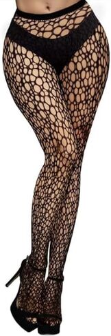 Benefeet Sox إمرأة شبكة صيد السمك بنات شبكة صيد السمك الجوارب مثير عالية الخصر جوارب شبكية بقماش شفاف الجوف خارج جوارب طويلة in Saudi Arabia