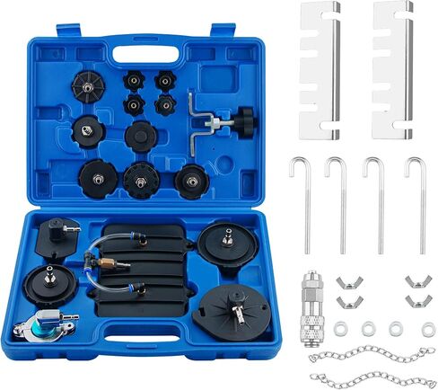 Brake Bleeder Adapter Kit Brake Master Cylinder Bleeder Kit Brake Pressure Bleeder with 12pcs Master Cylinder Adapters in Saudi Arabia