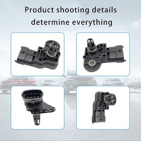 مستشعر الضغط المطلق Ijuicy ، 0261230217 2410422 2411528 استبدال مستشعر MAP ، متوافق مع Polaris (أسود) in Saudi Arabia
