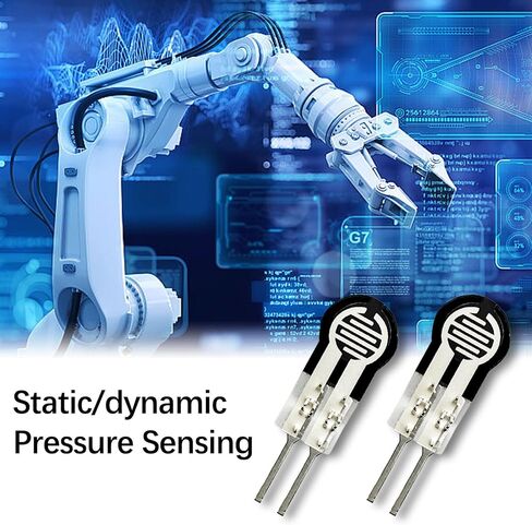 2Pcs DF9-40 Flexible High Precise Force Sensing, Resistance-Type Thin Film Pressure Sensor, Force Sensor Module for Detect and Measure a Relative Change (0-500g) in Saudi Arabia