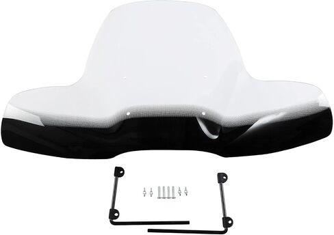 TCMT Motorcycle Large Windshields Clear Windscreen 7/8" 1" Handlebars Mounts Fit For Polaris Arctic Cat Honda Yamaha Can-Am Kawasaki ATVs in Saudi Arabia