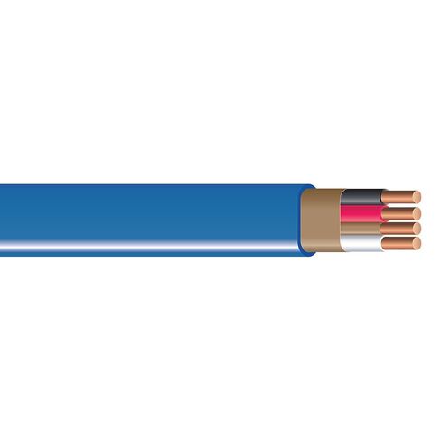 Southwire Romex SIMpull Wire, 14 Gauge, 3 Conductor, 50 Ft, W/G NM-B Cable, Blue, 63946922 in Saudi Arabia