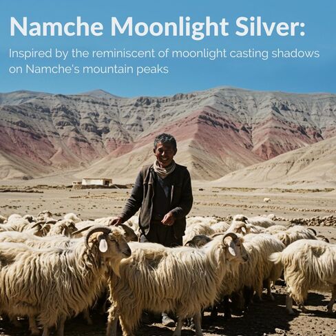 NPIA Certified 100% Pure Cashmere Pashmina Shawl for Women | Snow White with Slate Blue Paisley Border | Wedding Wrap in Kuwait