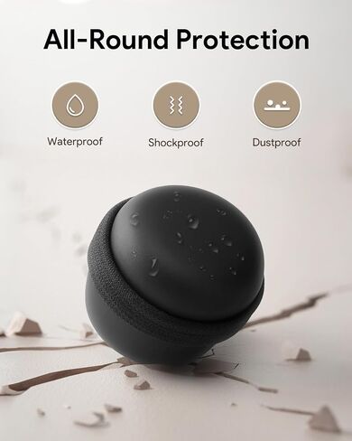 Carrying Case for Babelio White Noise Machine, Mini Sound Machine Protective Compact Traveling Storage Bag, Scratches Shockproof Waterproof (Only Case) (Beige, S) in Saudi Arabia