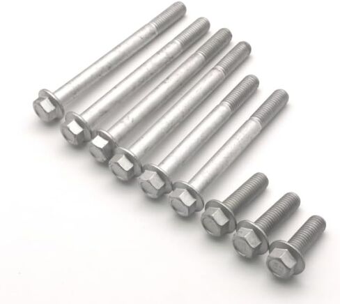 LS Alternator and Power Steering Bracket Bolts Kit Compatable with LS GM Truck 1999-2014 Silverado 1500 4.8L 5.3L 6.0L LM4 LM7 LQ4 LQ9 L59 L33 L76 L92 551221, 12554030 Bolt in Kuwait